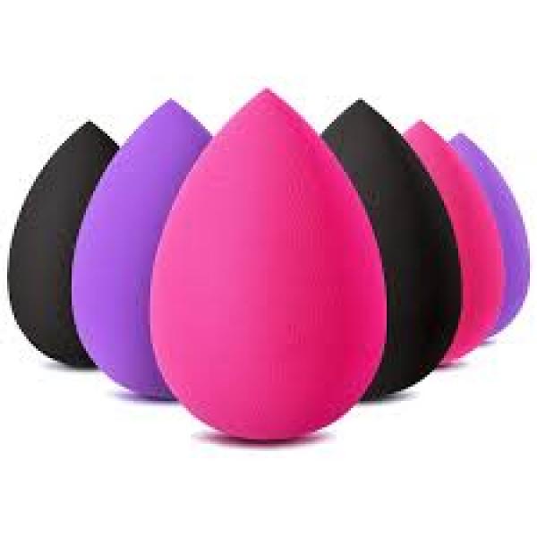 Powder Puff Makeup Blending Sponge Two Pack Small Assorted Colors. Finishing Touch Wangaratta