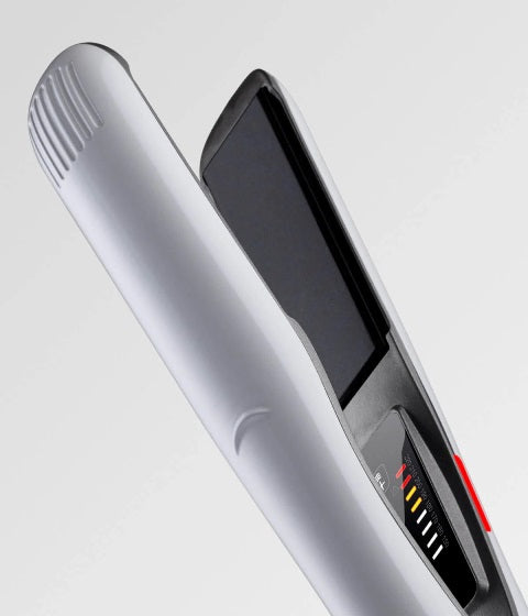 Stellar 32MM Omnia Plus Styler Straightener Pearl White Mid