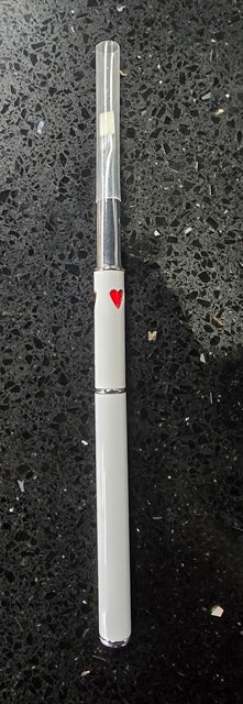 Indiana Nails Gel Brush Love Heart White Size Number 5 Collapsible