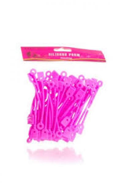 Santorini Purple Perm Rubbers Silicon Round 50 Pack 85MM Santorini