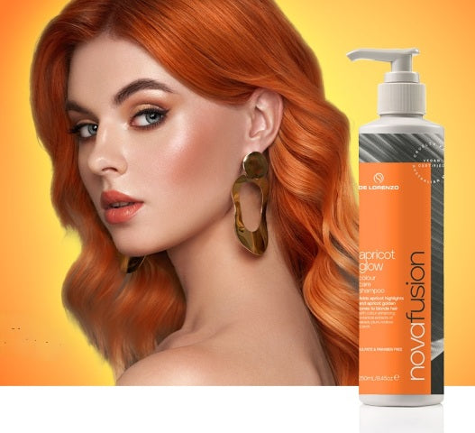 De Lorenzo Nova Fusion Apricot Glow Colour Care Shampoo 250ML