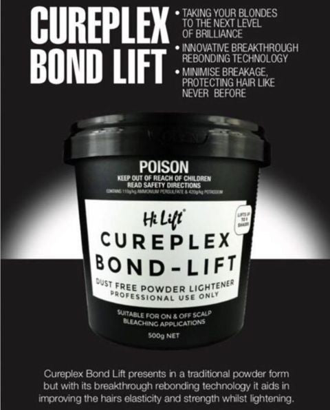 Hi Lift Cureplex Dust Free Bleach Tub 500GM