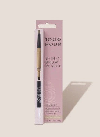 1000 Hour 3 IN 1 Brow Pencil Light Brown/Blonde 2.1GM 1000 Hour