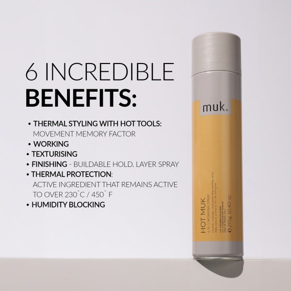 Muk Hot Muk 6 In 1 Working Spray 295GM