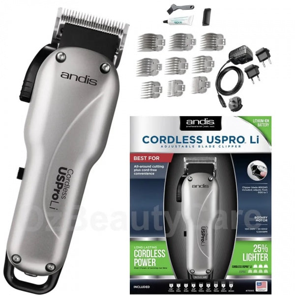 Andis USPro Li Clipper Cordless 2 Year Guarantee Andis