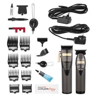 Babyliss Pro FX Gun Metal Clipper And Trimmer Set Duo Babyliss