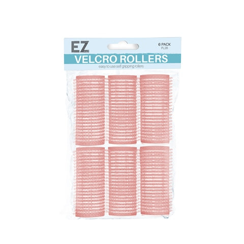 Ez Essentials Peach Velcro Cling Rollers 28MM Six Pack EZEssentials