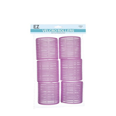Ez Essentials Lilac Velcro Cling Rollers 64MM Six Pack EZEssentials