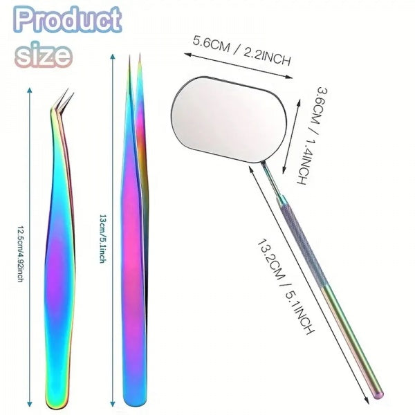 GEC Eyelash Extensions Tools And Mirror Kit Georgia Ella Cosmetics