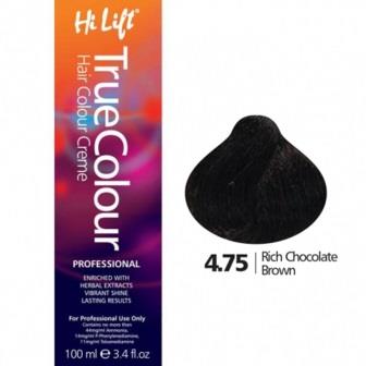Hi Lift True Colour 4.75 Rich Chocolate Brown 100ML Hi Lift
