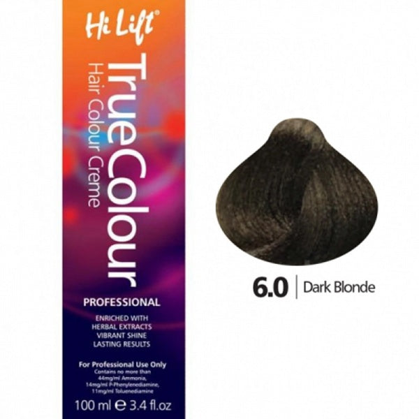 Hi Lift True Colour 6.0 Dark Blonde 100ML Hi Lift