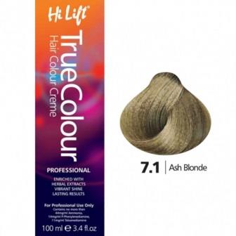 Hi Lift True Colour 7.1 Ash Blonde 100ML Hi Lift