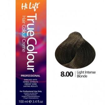 Hi Lift True Colour 8.00 Light Intense Blonde 100ML Hi Lift