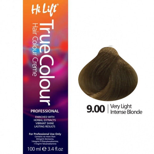 Hi Lift True Colour 9.00 Very Light Intense Blonde 100ML Hi Lift