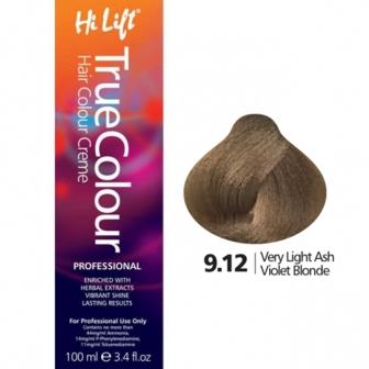 Hi Lift True Colour 9.12 Very Light Ash Violet Blonde 100ML Hi Lift