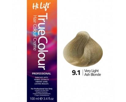 Hi Lift True Colour 9.1 Very Light Ash Blonde 100ML Hi Lift