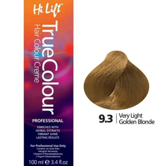 Hi Lift True Colour 9.3 Very Light Golden Blonde 100ML Hi Lift