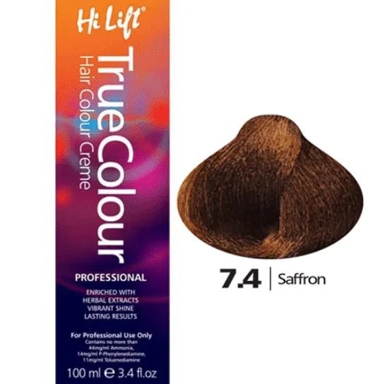 Hi Lift True Colour 7.4 Saffron 100ML Hi Lift