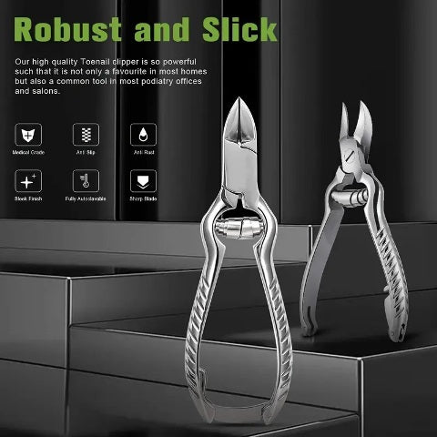 Indiana Nails Nipper Chiropody Pliers Large With Spring Return Handel's Stainless Steel Indiana Nails