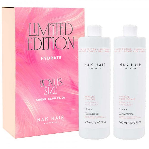 Nak Limited Edition Hydrate Shampoo 500ML And Conditioner 500ML