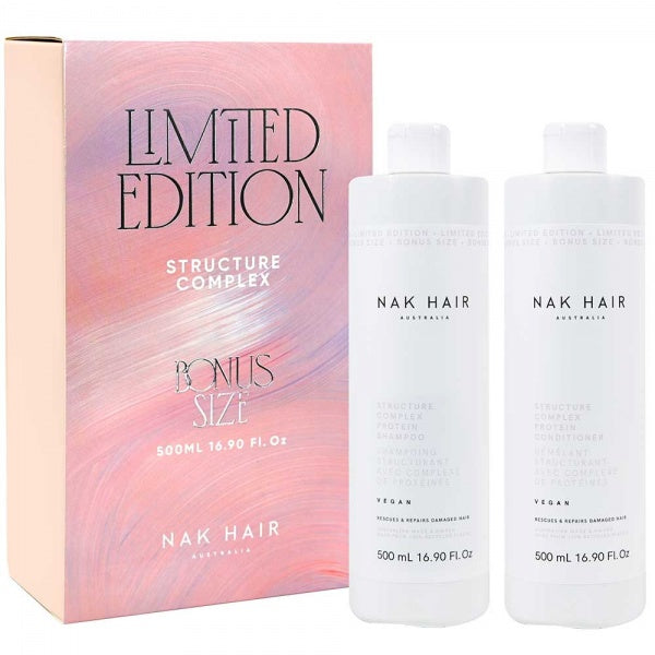 Nak Limited Edition Structure Shampoo 500ML And Conditioner 500ML Nak