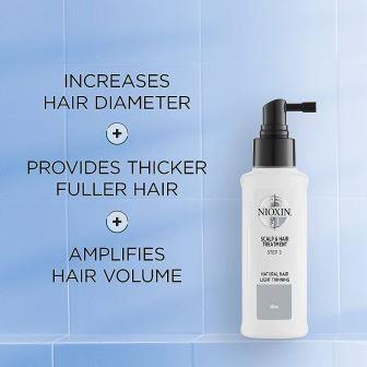 Wella Nioxin System 1 Scalp & Hair Treatment for Natural Hair Light Thinning Step 3 100ML Nioxin