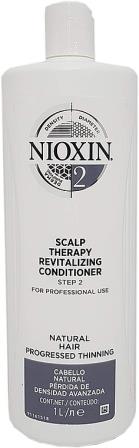 Wella Nioxin System 2 Scalp Therapy Revitalizing Conditioner for Natural Hair Light Progressed Thinning Step 2 1L Nioxin