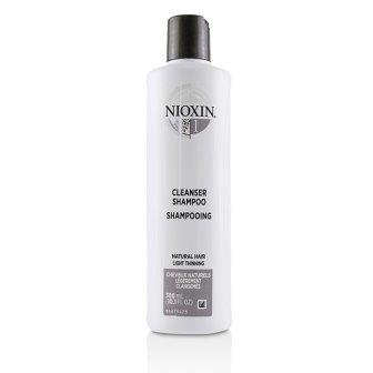 Wella Nioxin System 1 Cleanser Shampoo for Natural Hair Light Thinning Step 1 300ML Nioxin