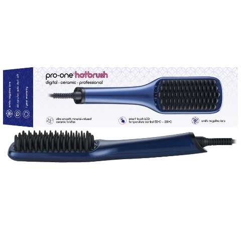 Pro-One Hot Brush Straightening Digital Ceramic Pro-One