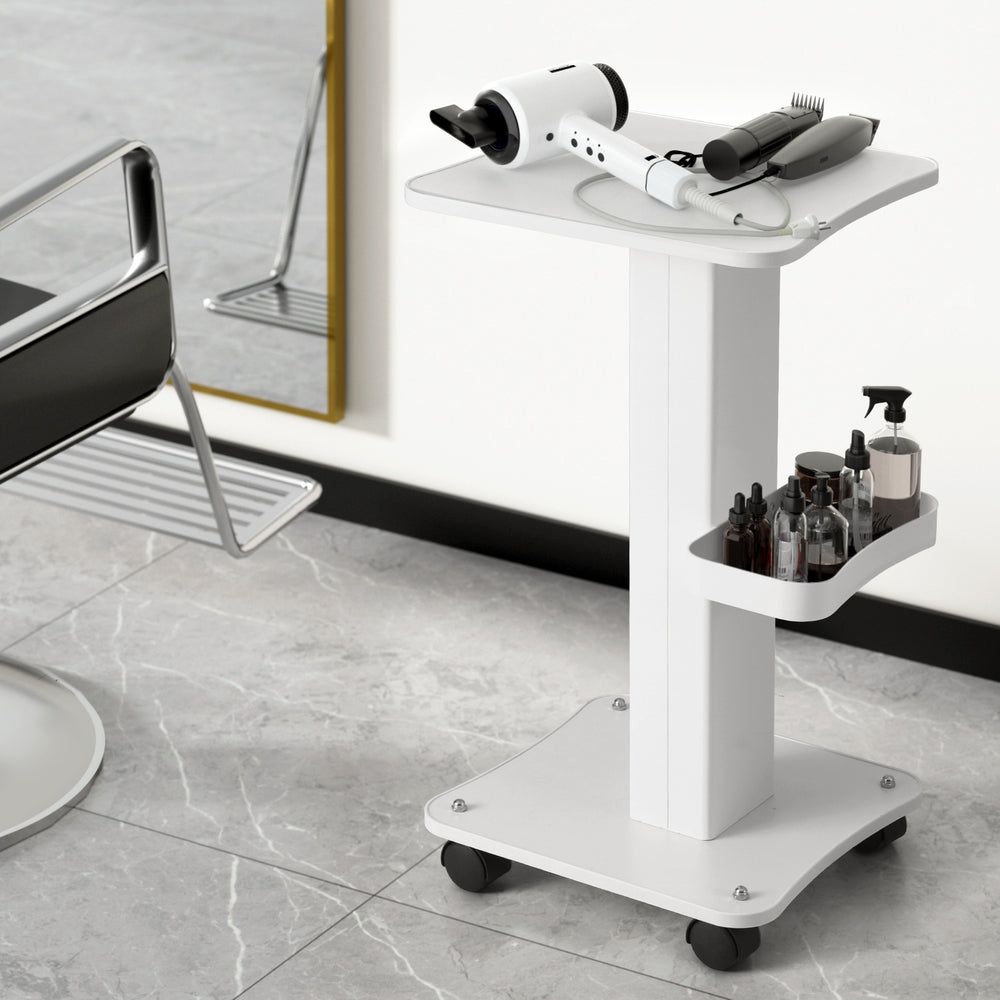 Embellir Salon Trolley Cart Spa Beauty Rolling Tray Hairdressing Storage Stand Finishing Touch Body Hair And Beauty Supplies