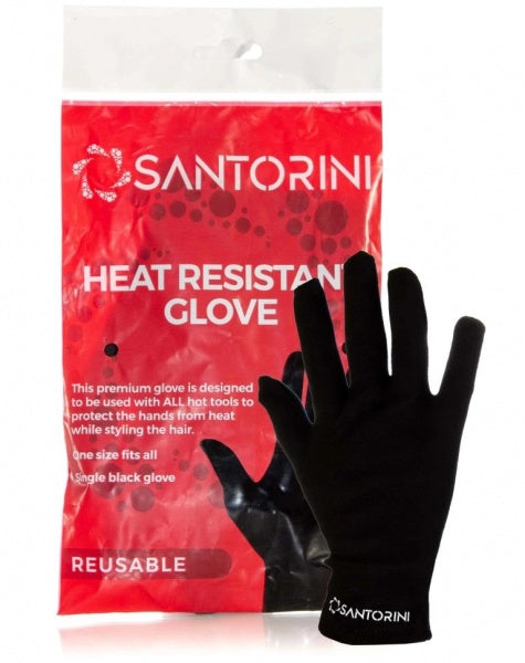 Santorini Thermal Glove Heat Resistant Black Santorini