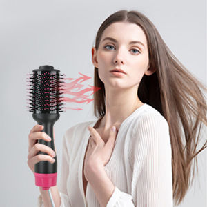 Hot Air One-Step Hair Dryer Negative Ion Anti-Frizz Blowout for Drying,Straightening, Curling and Volumizer (AU Plug) Finishing Touch Body Hair And Beauty Supplies
