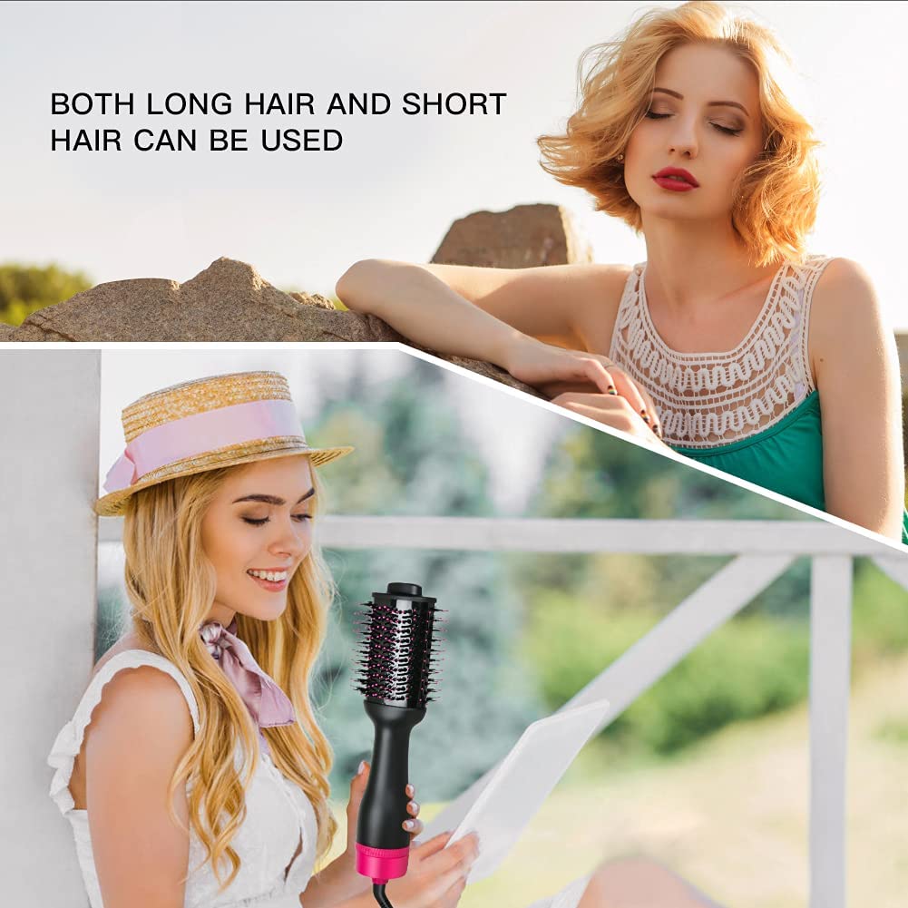 Hot Air One-Step Hair Dryer Negative Ion Anti-Frizz Blowout for Drying,Straightening, Curling and Volumizer (AU Plug) Finishing Touch Body Hair And Beauty Supplies