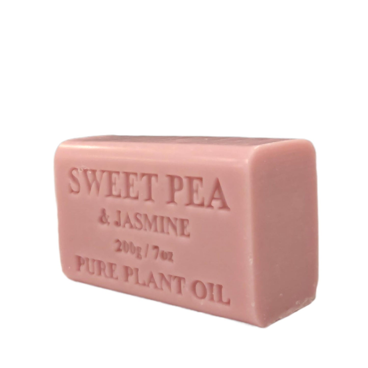 65x 200g Plant Oil Soap Sweet Pea Jasmine Scent Pure Natural Vegetable Base Bar Finishing Touch Body Hair And Beauty Supplies