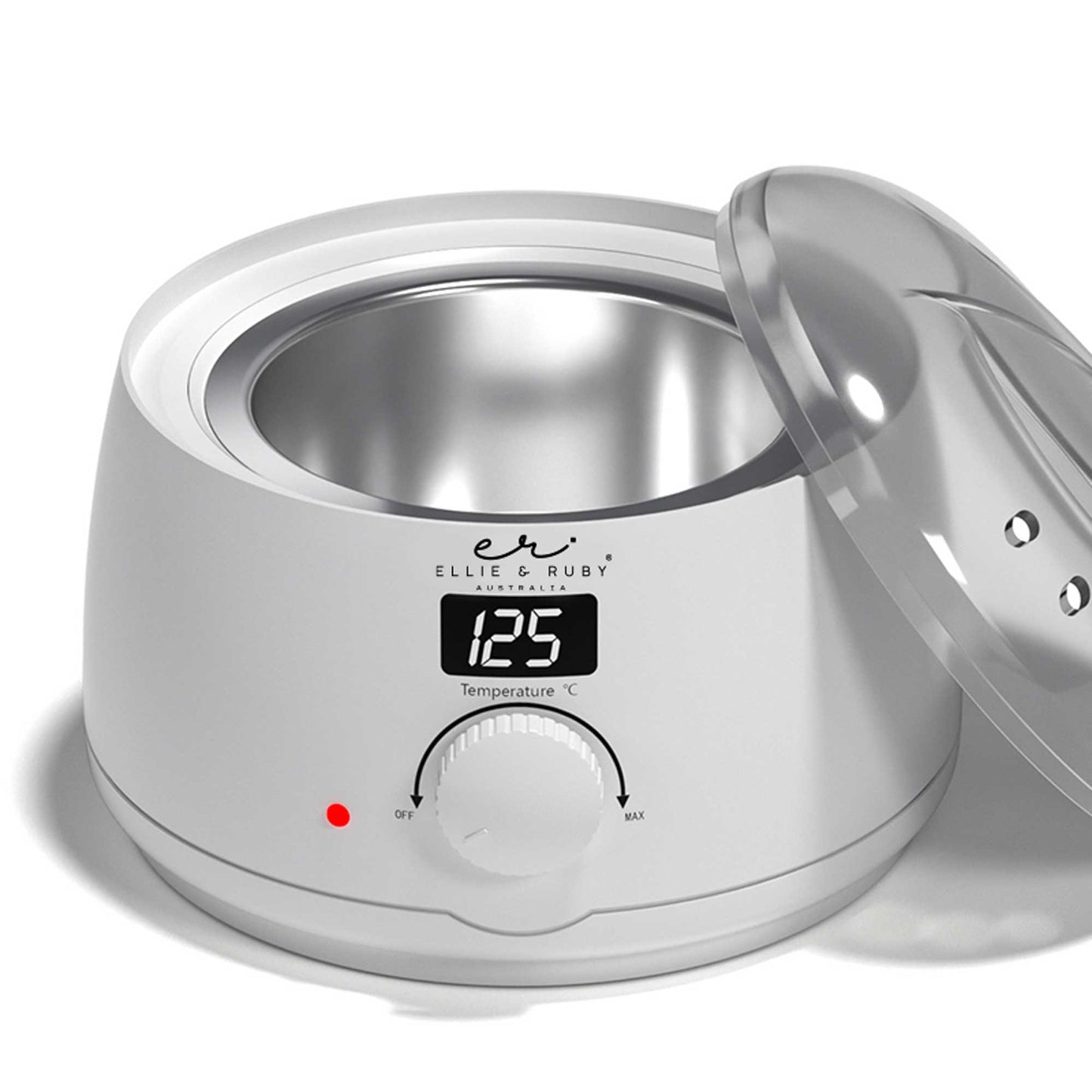 500ml Electric Wax Warmer Digital White - Hair Removal Depilatory Heater Finishing Touch Body Hair And Beauty Supplies