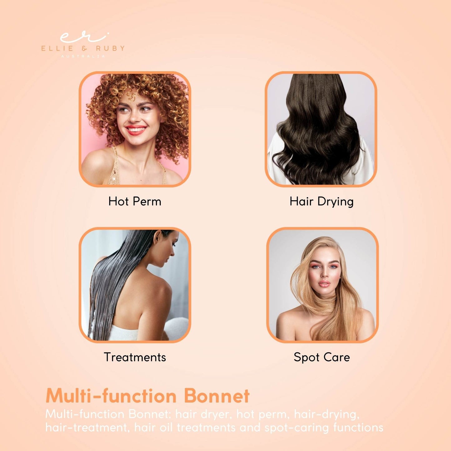 Free Standing Hair Dryer Hood Bonnet Hairdryer Height Adjustable Salon Equipment Finishing Touch Body Hair And Beauty Supplies