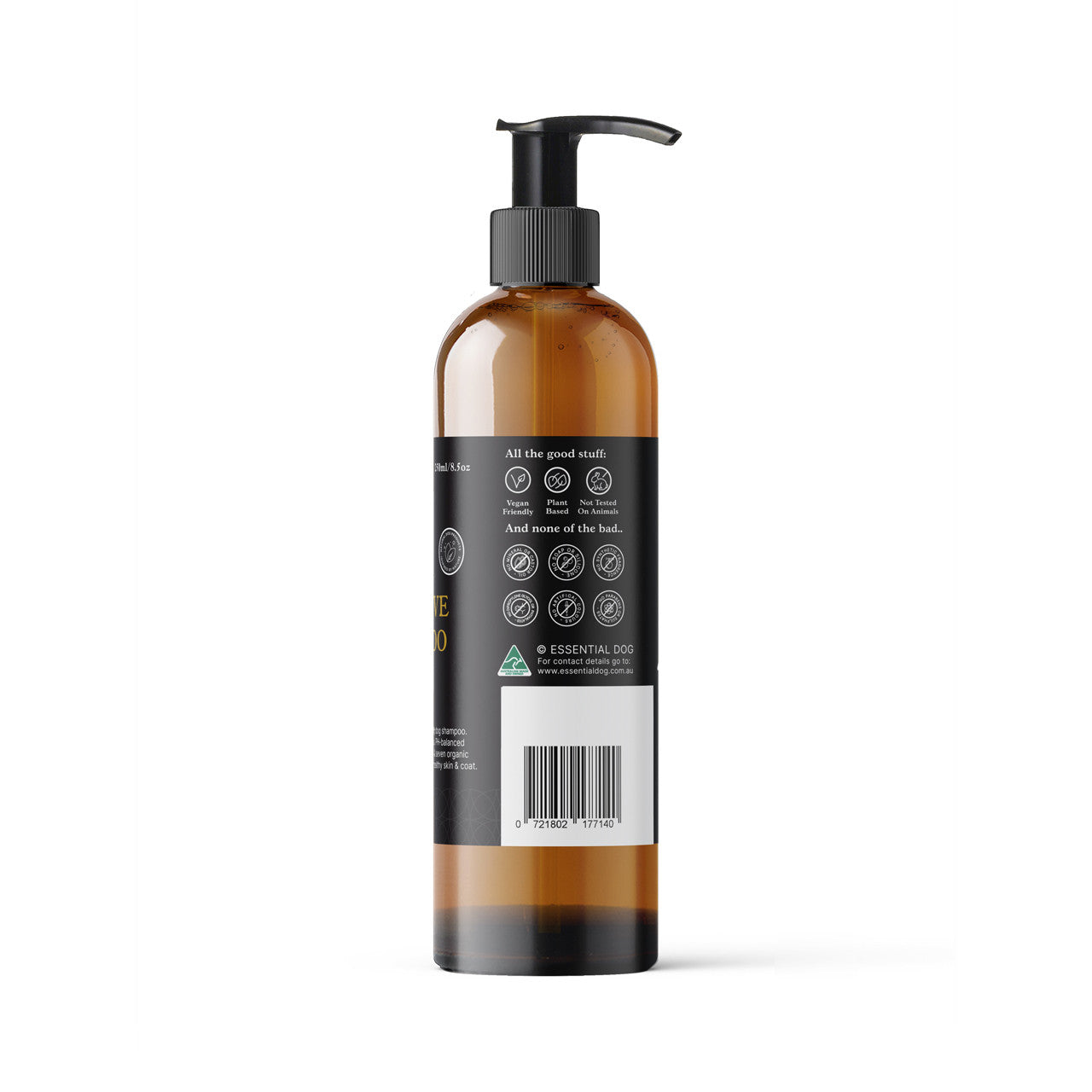 500ml Natural Sensitive Dog Shampoo (Chamomile, Sweet Orange & Rosewood) Finishing Touch Body Hair And Beauty Supplies