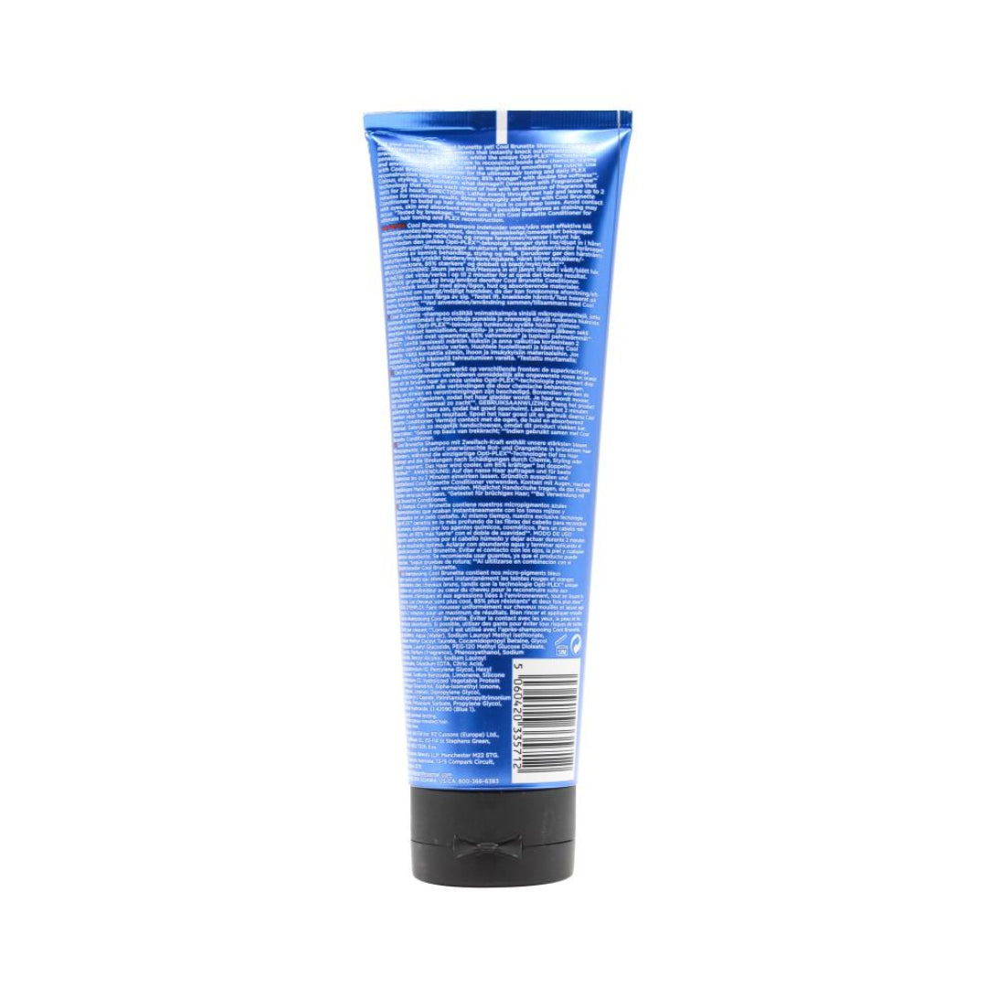 3x Fudge 250ml Blue Toning Shampoo - Erases Red & Orange from Cool Brunette Hair Finishing Touch Body Hair And Beauty Supplies