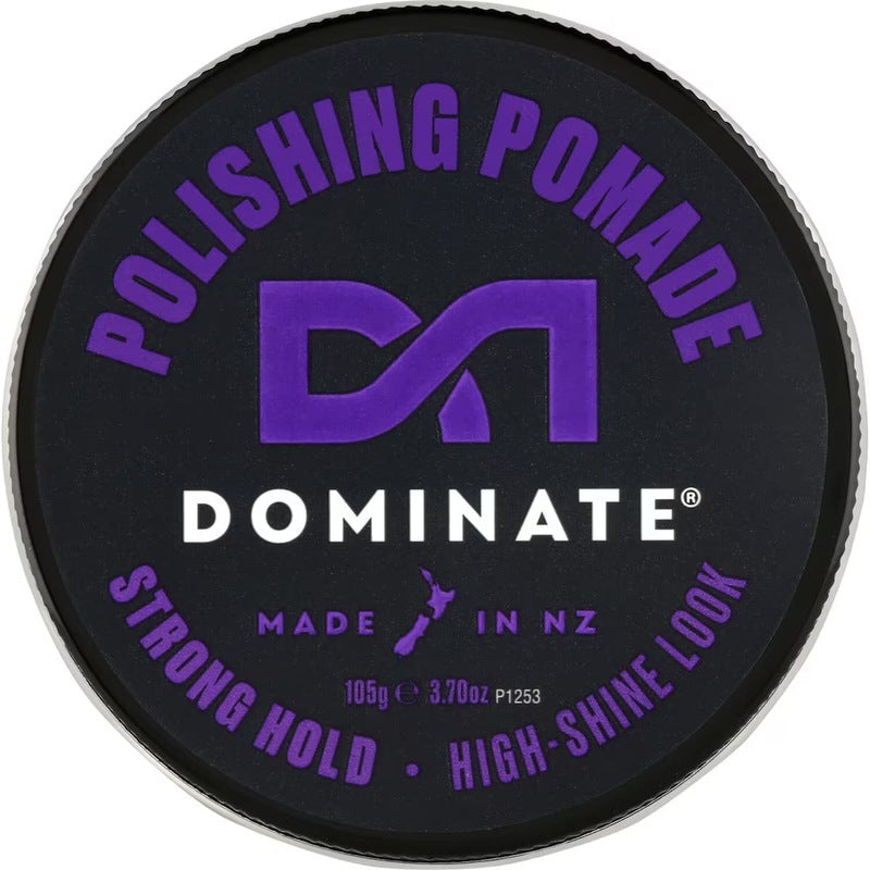 3x Dominate Polishing Pomade Strong Hold High Shine 105g Finishing Touch Body Hair And Beauty Supplies