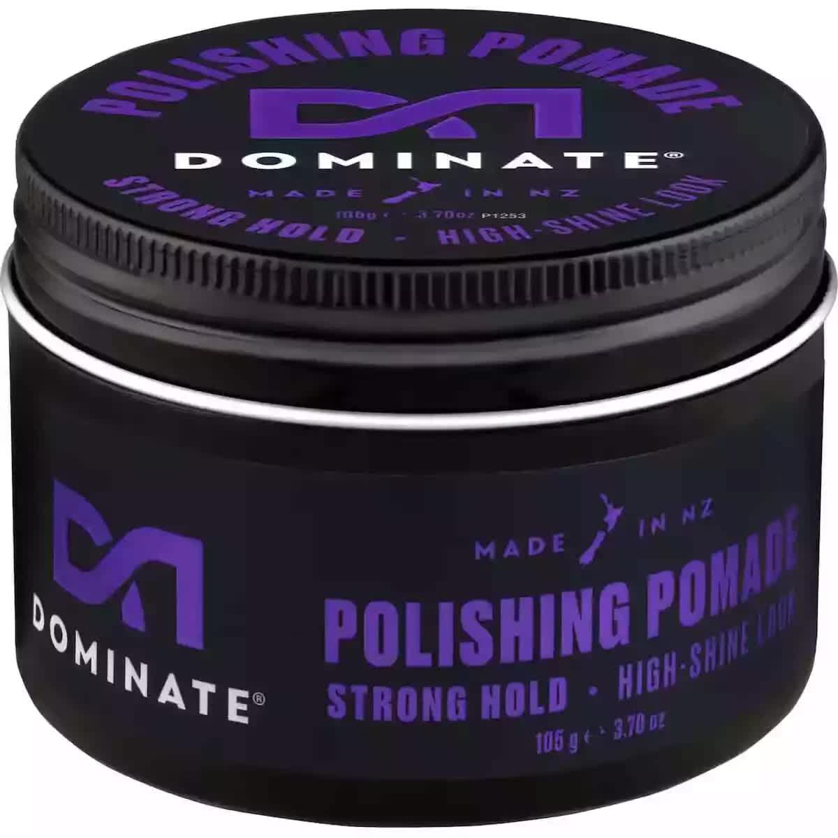 3x Dominate Polishing Pomade Strong Hold High Shine 105g Finishing Touch Body Hair And Beauty Supplies
