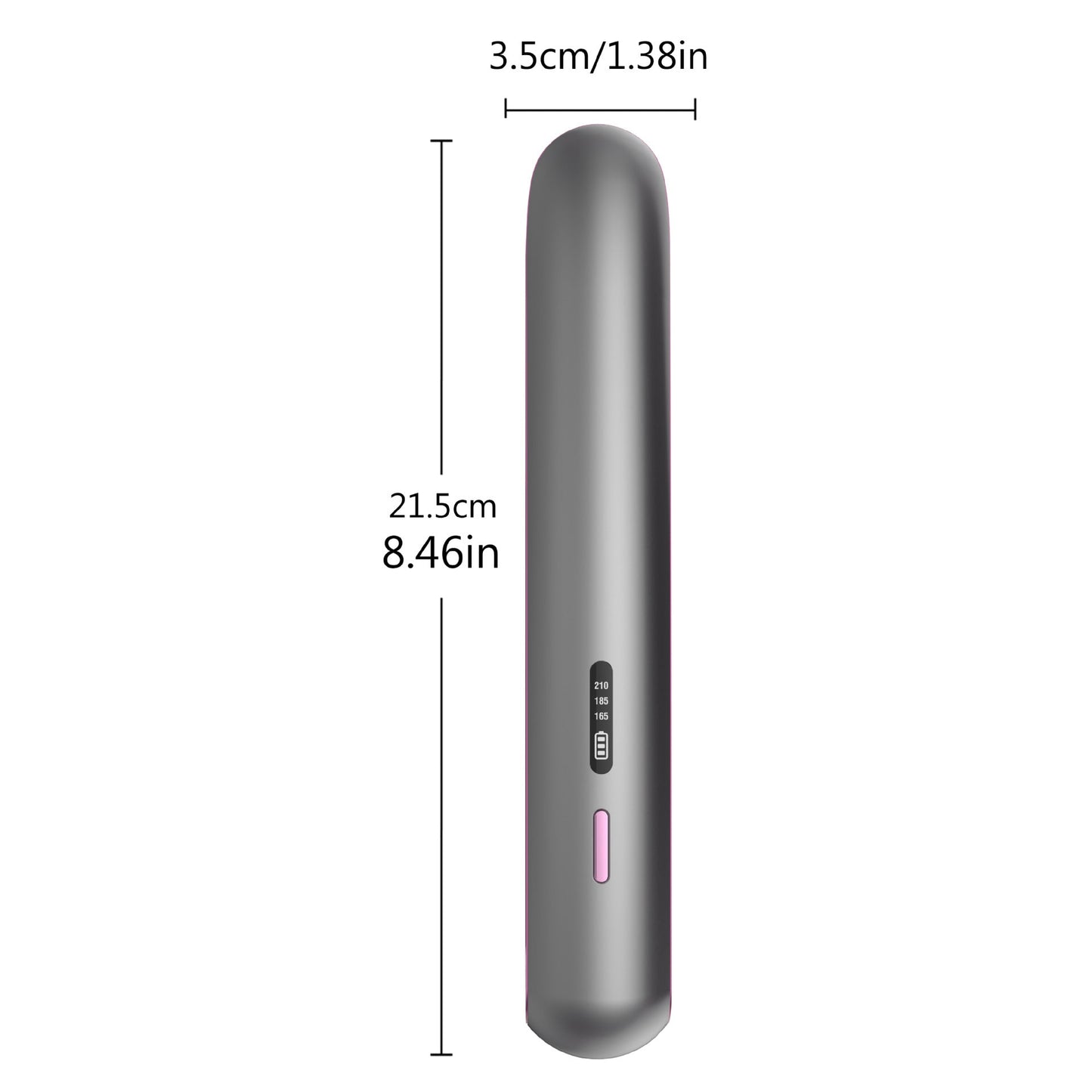 2-in-1 Hair Straightener and Curler, Portable with Adjustable Heat Finishing Touch Body Hair And Beauty Supplies