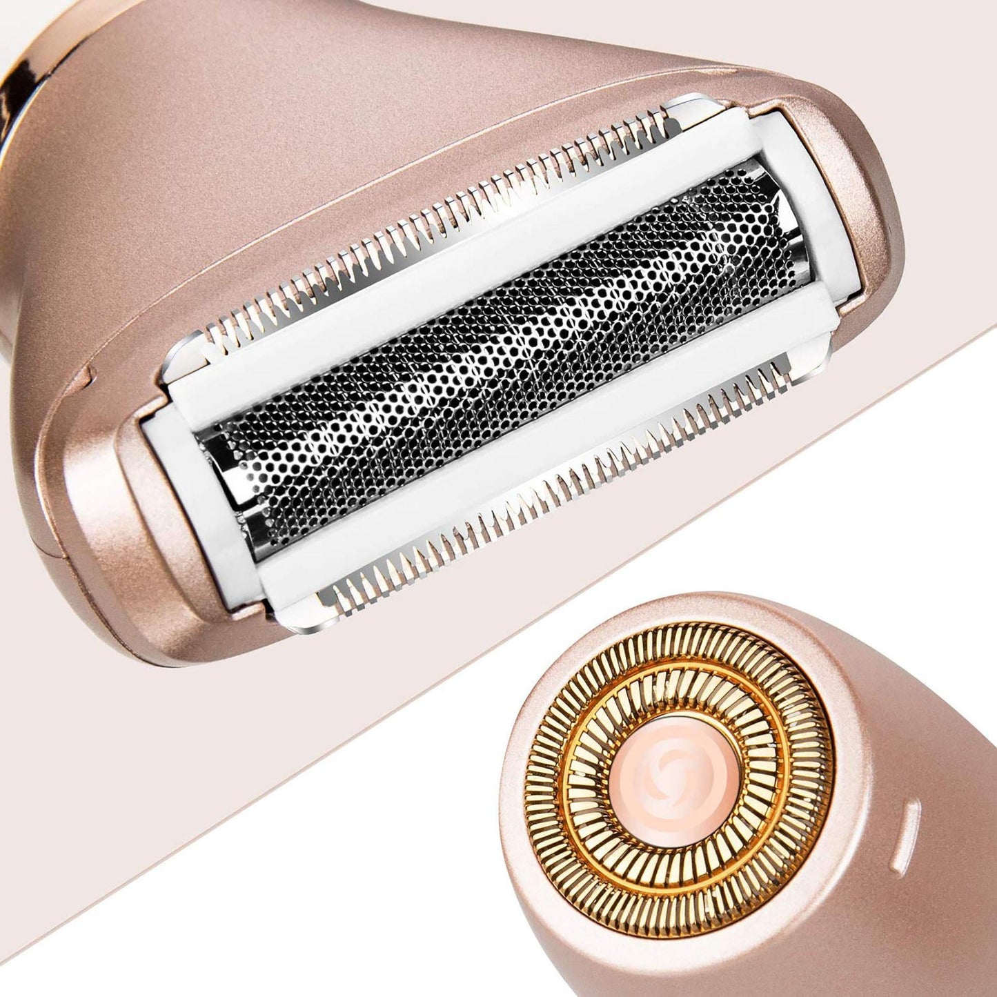 2-in-1 Women's Hair Removal Device - Electric Shaver & Facial Epilator, USB Rechargeable, Waterproof Finishing Touch Body Hair And Beauty Supplies
