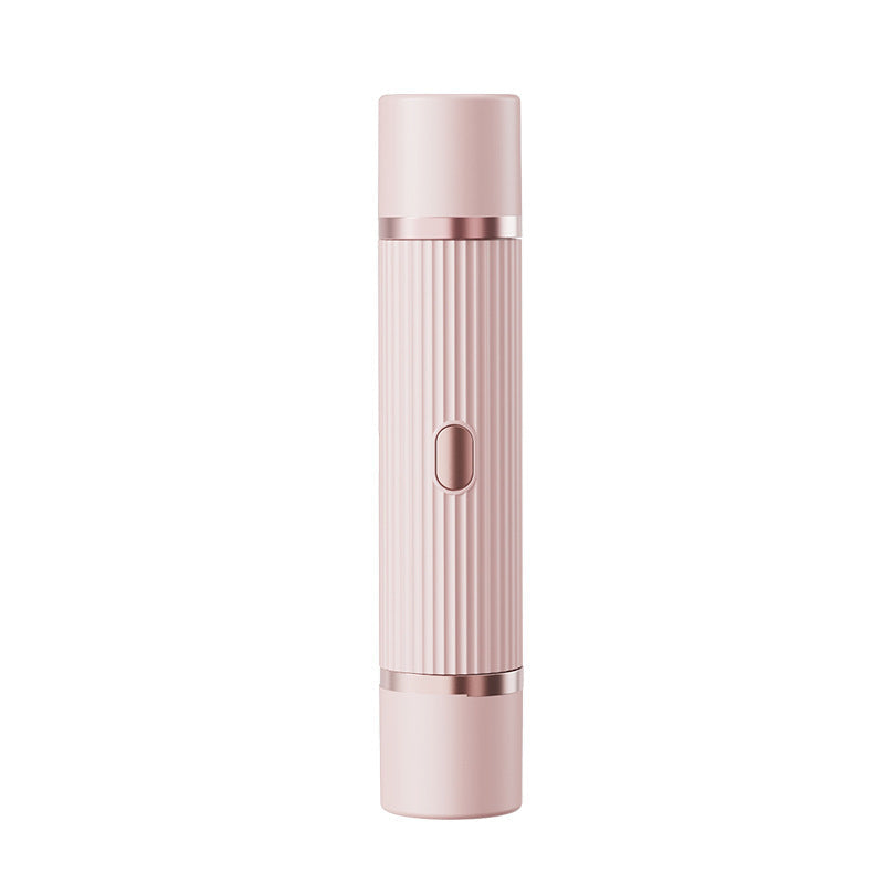 Pink Women’s Double-Headed Electric Shaver - Painless Hair Remover & Trimmer Finishing Touch Body Hair And Beauty Supplies