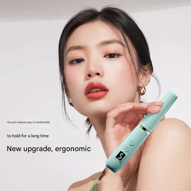 Portable Electric Nail Drill Machine Kit - 18000 RPM, 5-Speed, USB-C Rechargeable with LED Display(Green) Finishing Touch Body Hair And Beauty Supplies
