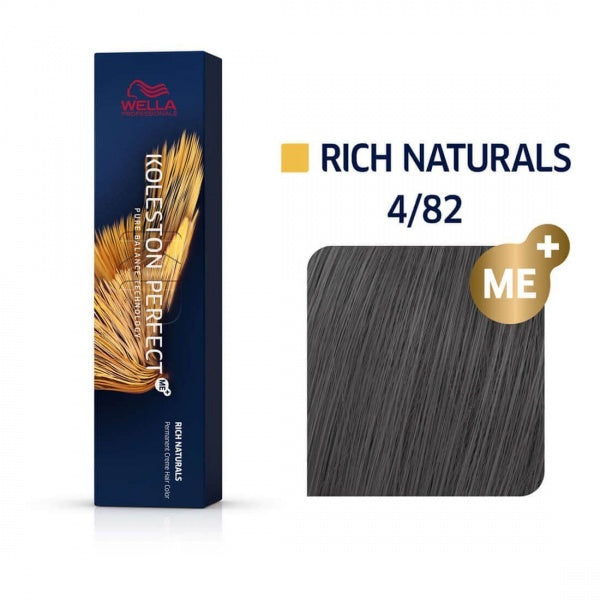 Wella Koleston Perfect 4/82 Medium Brown Blue Matt ME+ 60ML Wella