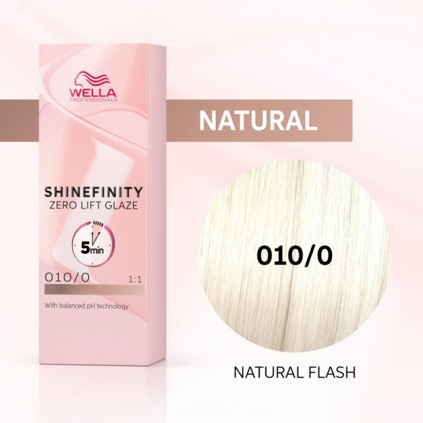 Wella Shinefinity 010/0 Lightest Blonde Natural 60ML Wella