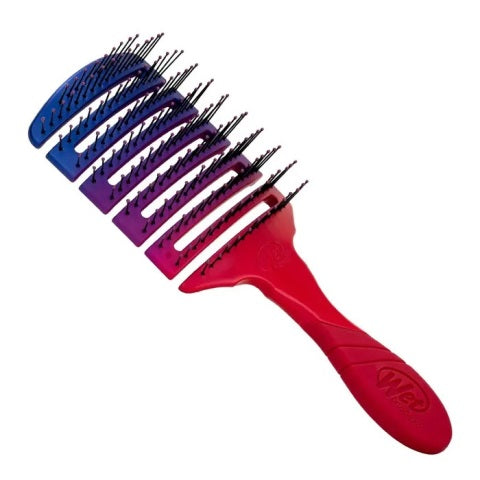 Wet Brush Pro Flex Dry Ombre Hot Pink Detangler Paddle Brush Wet Brush