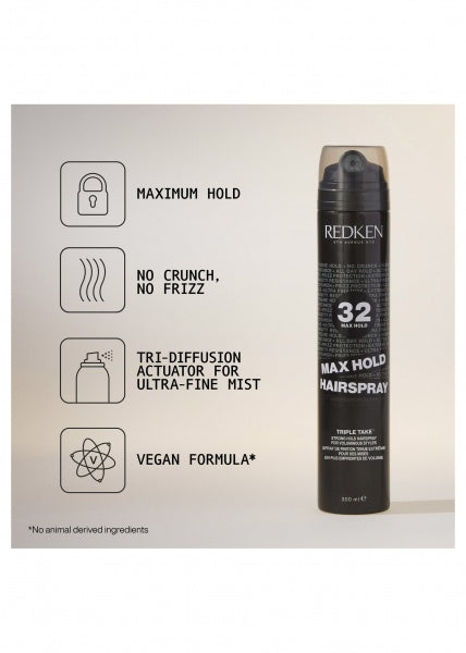Redken Triple Take 32 Hairspray Extreme High Hold 255ML Redken