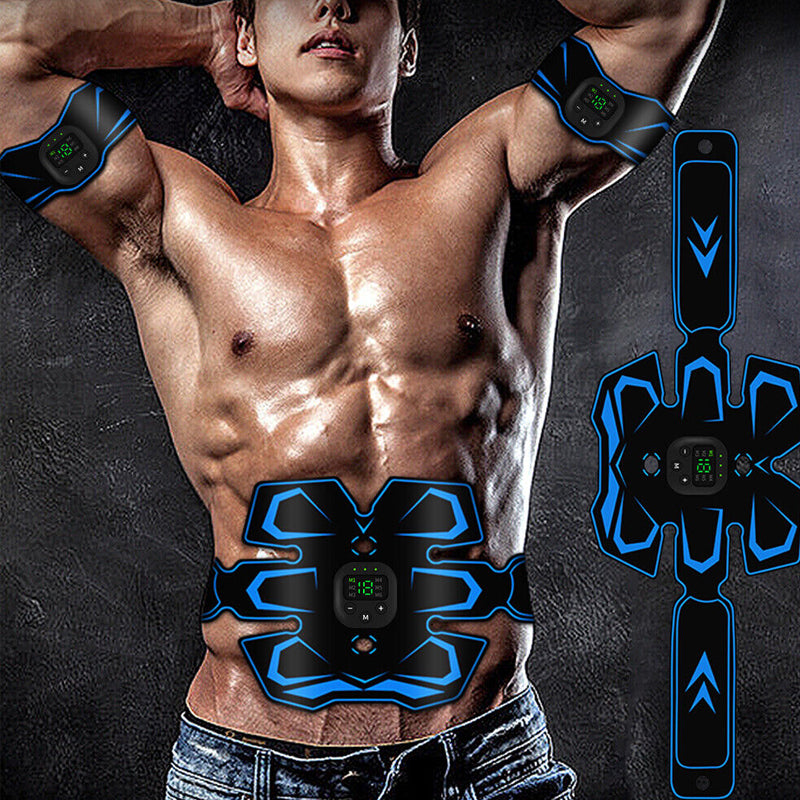 EMS Abdominal Muscle Toning Trainer ABS Stimulator Toner Fitness Belt Exerciser Finishing Touch Body Hair And Beauty Supplies