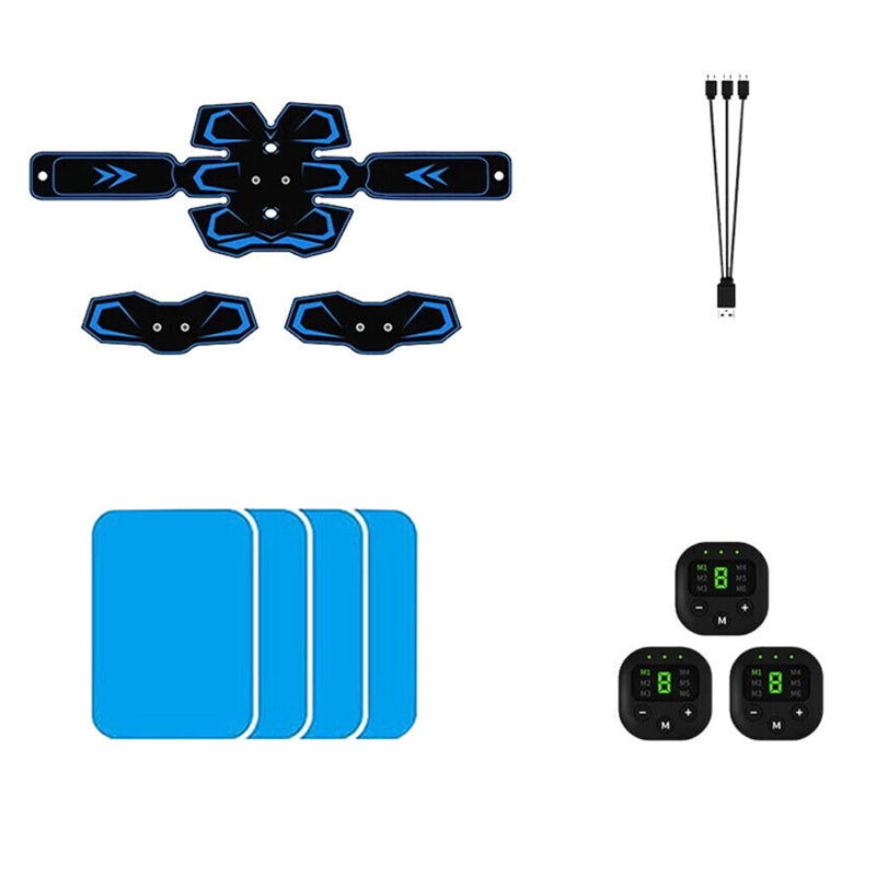 EMS Abdominal Muscle Toning Trainer ABS Stimulator Toner Fitness Belt Exerciser Finishing Touch Body Hair And Beauty Supplies